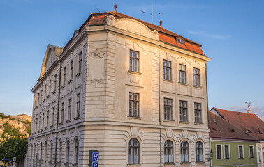 Building on Old Town of Mikulov town, Czech Republic
