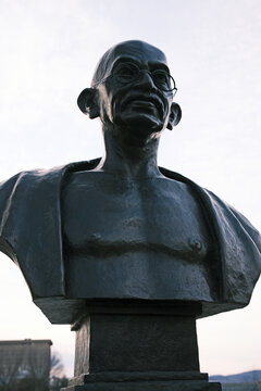 La statue de Mohandas Karamchand Gandhi