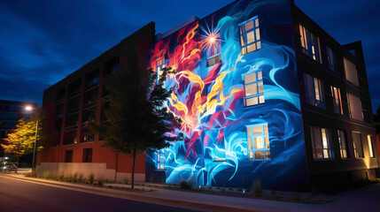 Dive into the creative spirit of the city with bold and vibrant street art murals lighting up the streets.