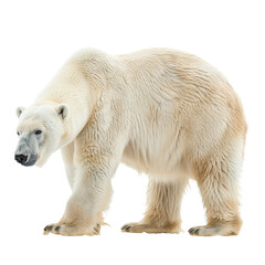 Polar bear on transparent or white background