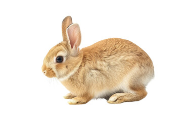 Rabbit on transparent or white background
