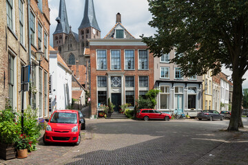 Inner city of the medieval city of Deventer in the Netherlands.