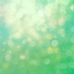 Obraz premium Green square bokeh background For banner, poster, social media, ad, and various design works