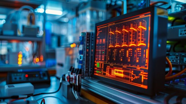 Advanced monitoring of a lithium-ion battery in a high-tech laboratory
