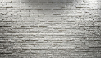 Tapeta, tło z motywem białej cegły.  Generative AI