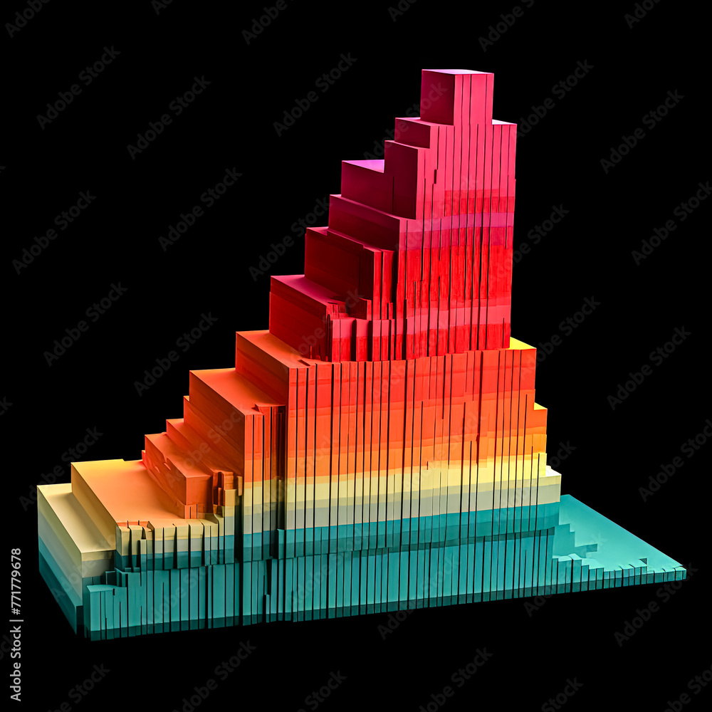 Poster a sales chart displaying high and low indicators, representing fluctuations in sales performance ove