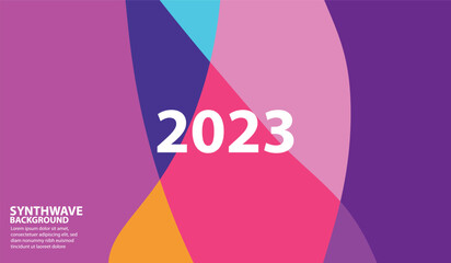 Aesthetic and beautiful abstract colorful wallpaper background for your design, vektor, illustrator