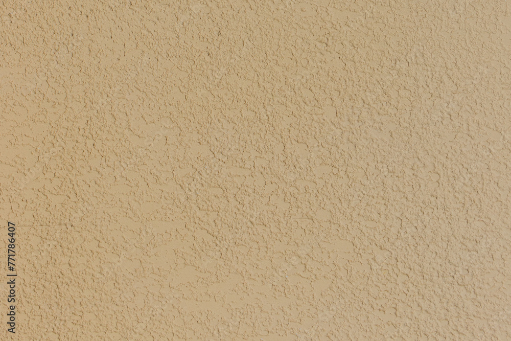 Wall mural Beige sand color blank wall plaster abstract background surface texture stucco backdrop