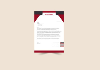 Corporate Modern letterhead design template for your project letterhead.