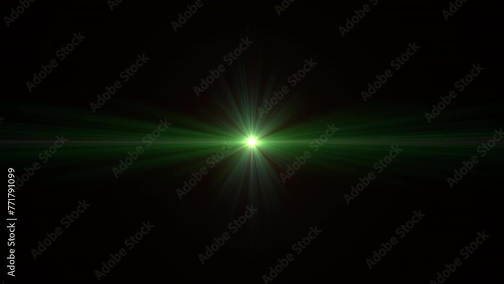 Wall mural blinking light effect, shiny flashing star. seamless loop.