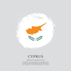 Flag of Cyprus, vector illustration 