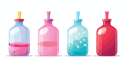 Bath soap bottles vector for website symbol icon pr - obrazy, fototapety, plakaty