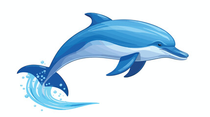 Blue Bottlenose Dolphin Jumping For Entertainment S