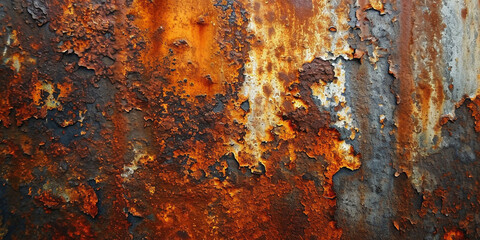 Rusty metal red and black texture background. Old grunge rusty texture steel metal wallpaper background. Grunge rusty orange brown metal corten steel stone background texture banner panorama