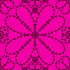 Summer floral print seamless mandala flower pattern for fabrics and wrapping paper and kids clothes textiles