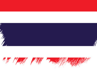 Flag of Thailand, vector illustration 