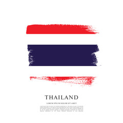 Flag of Thailand, vector illustration 