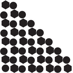 1bwpastels confetti papel picado honeycomb pattern 101