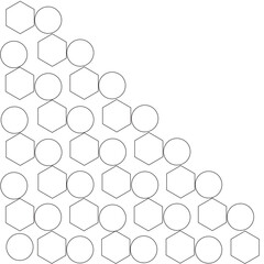 bwpastels confetti papel picado honeycomb pattern 101