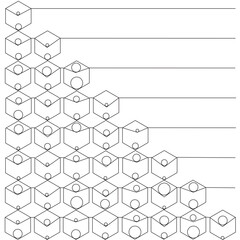 2bwpastels confetti papel picado honeycomb pattern 110