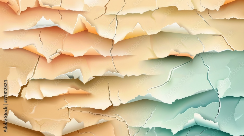 Poster this is an abstract background with ripped pieces of paper. it is a modern image (eps10)
