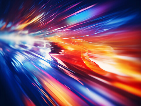 Behold the mesmerizing blend of colors in this vivid motion blur background.
