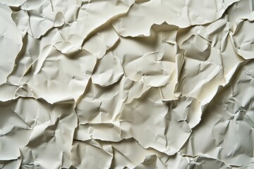 Crumpled paper with faded color, showcasing a distressed texture. Vintage and evocative backdrop.