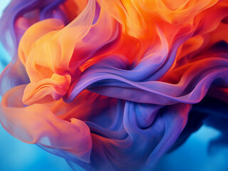 Obraz premium Bokeh lights create a blurred backdrop for colored lines