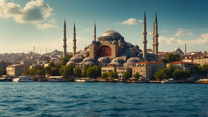 Obraz premium The magnificent city of Istanbul Türkiye culture