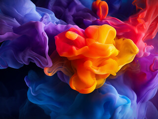 Fototapeta premium Abstract background features dynamic light tinsel in defocus