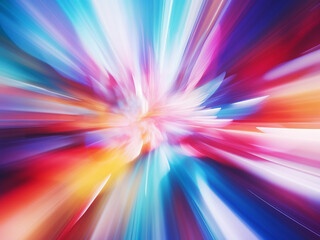 Obraz premium Abstract colors blur into a captivating speed motion texture.