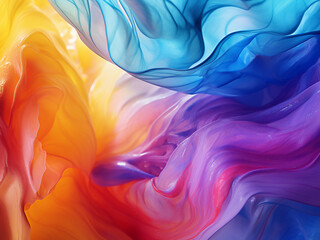 Fototapeta premium Vibrant textures offer a dynamic backdrop.