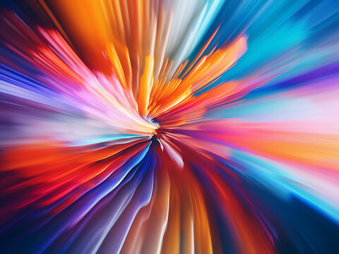 Speed and motion intertwine in colorful abstract background textures.