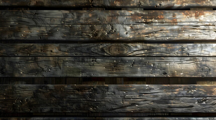 Rendered Old Wooden Planks with Industrial Brutalist Style
