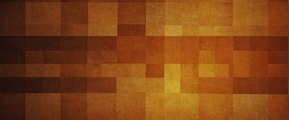 Orange color gradient squares geometric texture grunge rough abstract retro concept background illustration art design from Generative AI