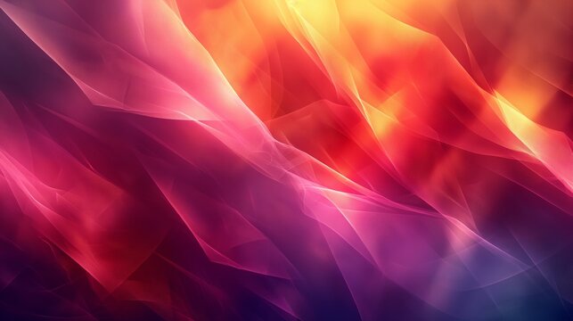 Abstract image. Pink purple abstract background for design. Geometric shapes. Triangles, squares, stripes, lines. Color gradient. Modern, futuristic. Light dark shades. Web banner. Modern, futuristic.