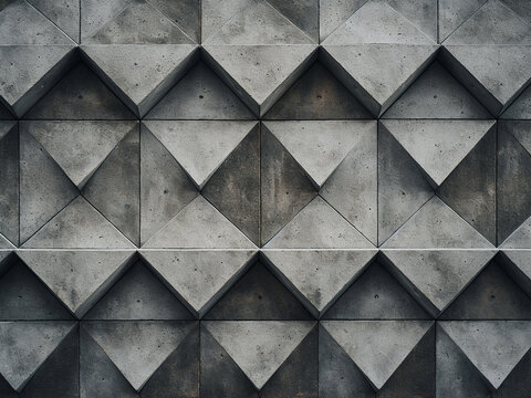 Delve into the intricacies of geometric design etched onto concrete.
