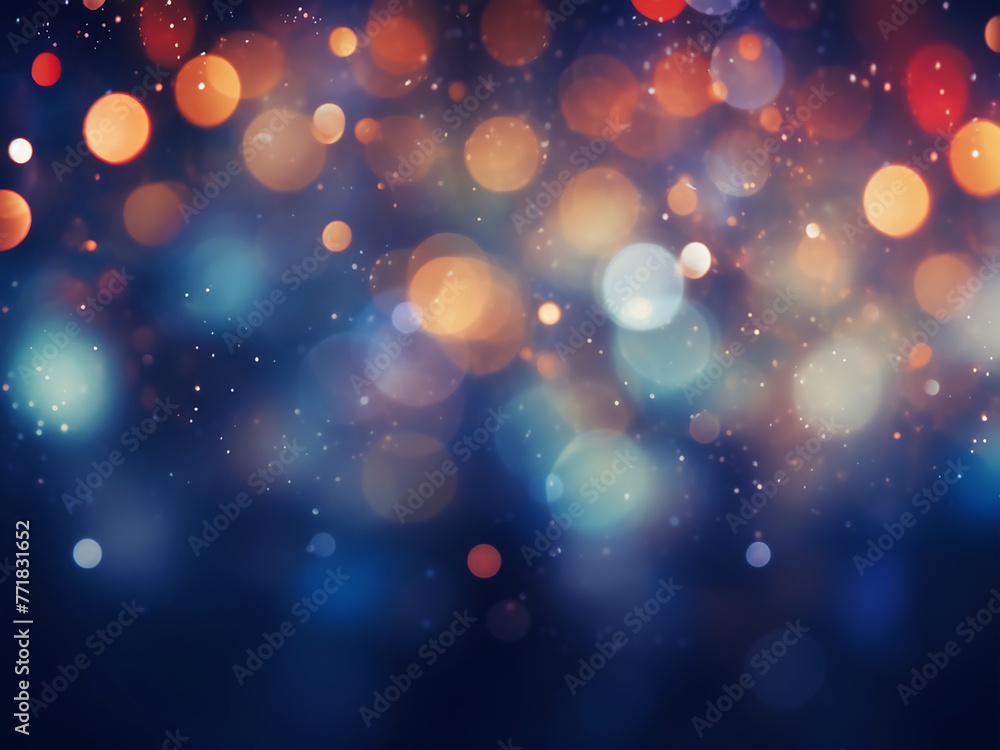 Aufkleber delve into the abstract concept of defocused lights in a bokeh background.