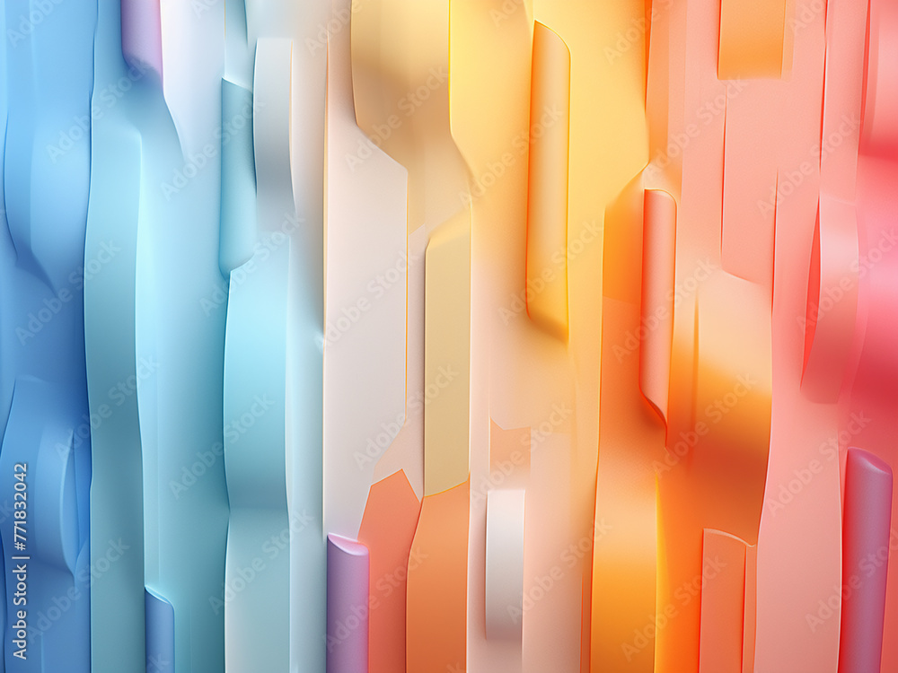 Poster background features pastel colors ideal for web and desktop design.
