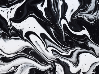 3D render of black and white abstract background with elegant lines.