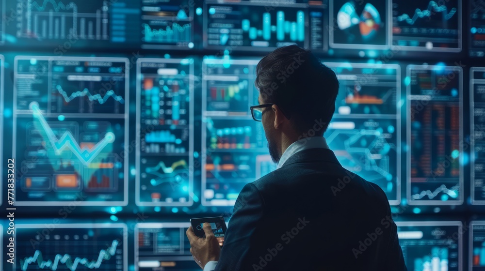Poster data science for business intelligence, data science for business intelligence with an image depicti