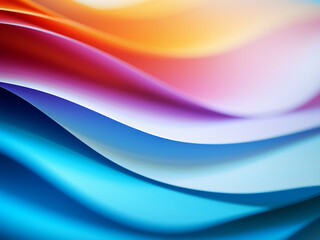 Colorful paper blurs into abstract background.