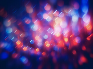 Abstract background featuring blurred lights in diverse colors.