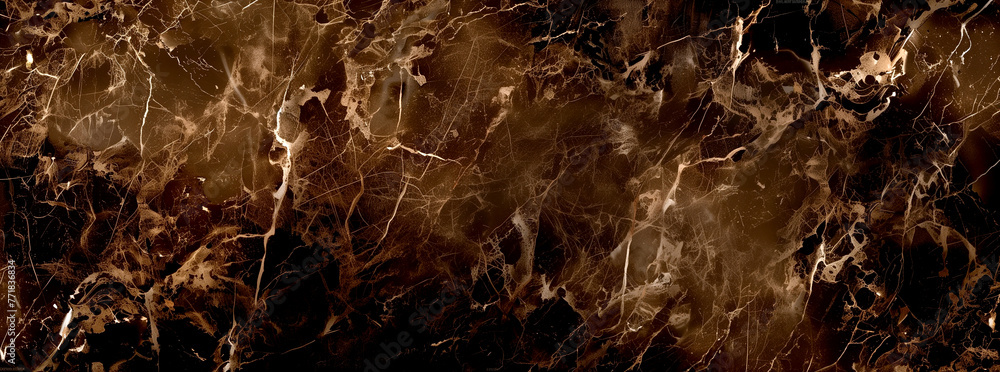 Canvas Prints Marble Dark Emperador - Texture