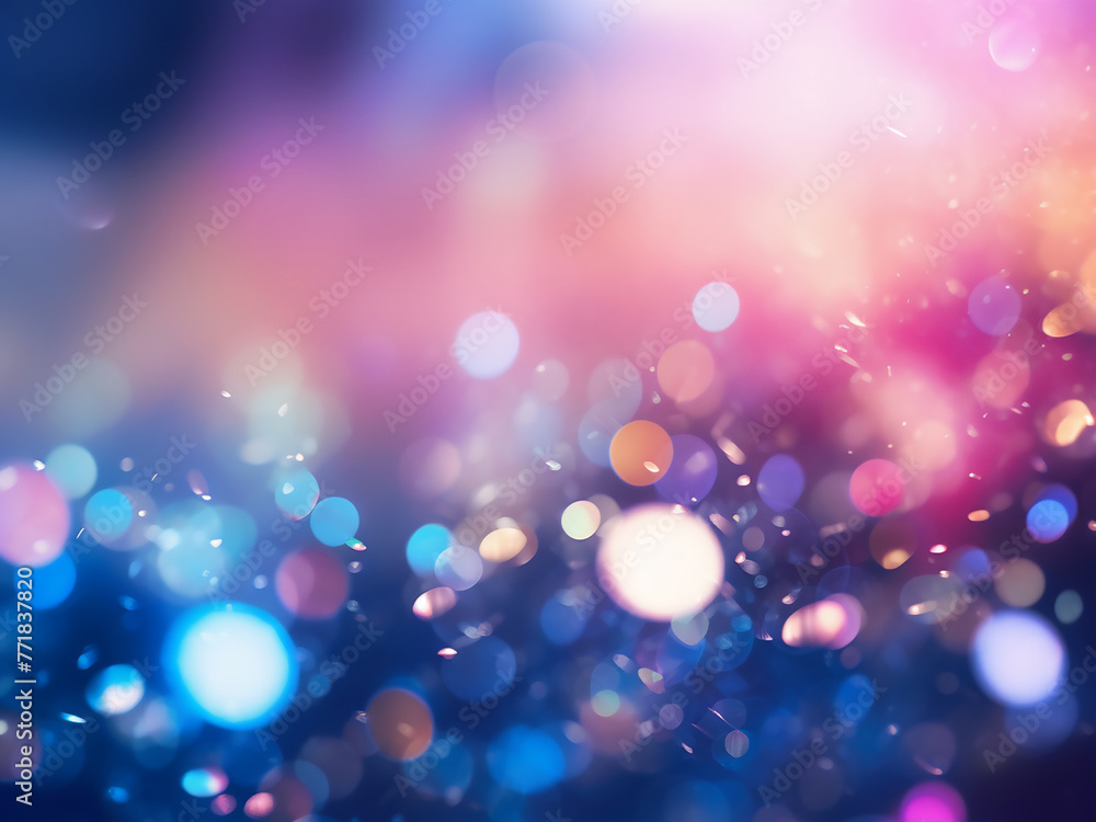 Aufkleber bokeh light overlay adds a sparkling touch to a dark abstract backdrop.