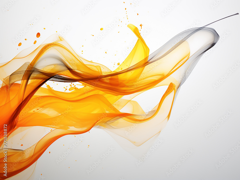 Canvas Prints fantasy fractal design showcases abstract shapes in vibrant colors.