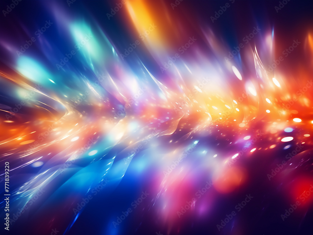 Poster blurred light background layout adapts well to various concepts or festivals.