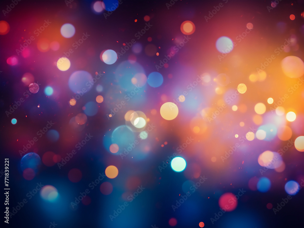 Poster blurred lights add vibrancy to this abstract background, suitable for any event.