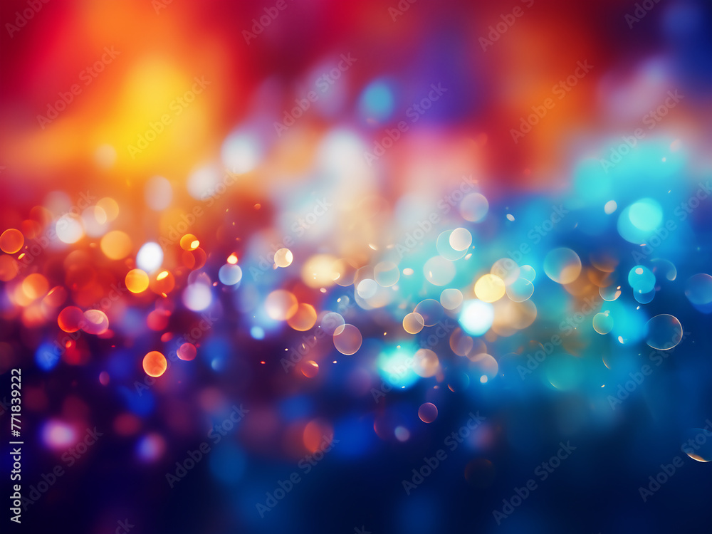 Aufkleber adaptable background layout with colored abstract blur lights, suitable for concepts.
