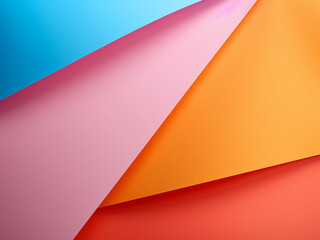 Vibrant gradient colors bring life to the minimal geometric design.